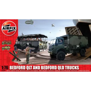 Plastikový model Bedford QLD/QLT Trucks - Airfix Classic Kit military A03306