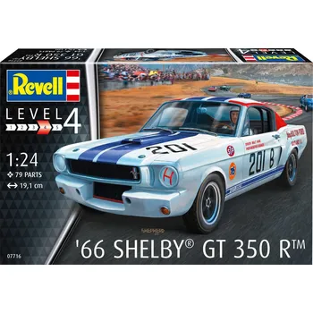 Plastikový model 1965 Shelby GT 350 R - obsahuje barvy a lepidlo - Revell ModelSet 67716