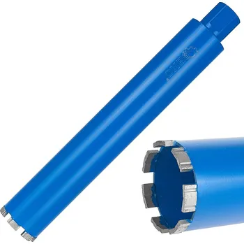 Příslušenství k vrtačce Geko Diamantová korunová vrták pro suché a mokré vrtání 72x10x450mm 7T 1.1/4" (10)