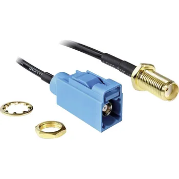 Delock pro Wi-Fi antény prodlužovací kabel [1x SMA zásuvka - 1x SMBA-(FAKRA) Z zásuvka] černá