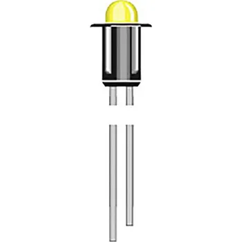 Oshino MD-302G indikační LED zelená 2.1 V/DC 7 mcd