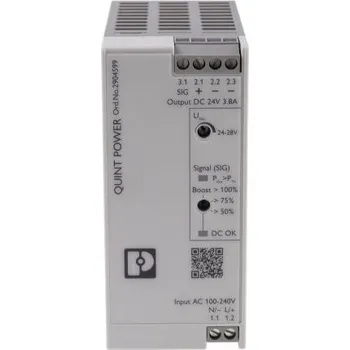 spínaný zdroj Napájecí zdroj 90W, počet výstupů: 2 přepínací režim 3.8A, výstup: 24V dc