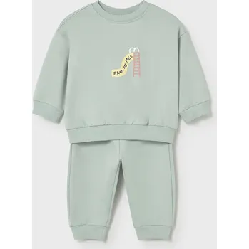 Kojenecký overall Kojenecká tepláková souprava Mayoral Newborn 1898.2A.Newborn.PPY2 zelená 70X, vel. 80