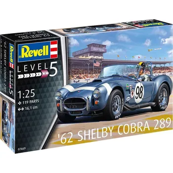 Plastikový model '62 Shelby Cobra 289 - Revell Plastic ModelKit 07669