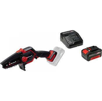 Motorová pila Einhell GE-PS 18/15 Li BL-Solo Power X-Change plus Power X-Change PXC Starter Kit 18V 4Ah akumulátor Aku řetězová pila plus akumulátor, vč. nabíječky délka čepele