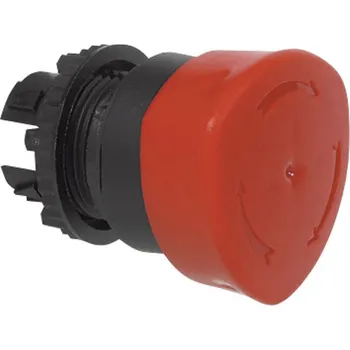 BACO 223882 L22ED01 kulové tlačítko plastový přední prstenec, černé provedení červená otočení 1 ks