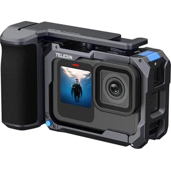 Příslušenství pro videokameru Sada StreetGrip Telesin GoPro Hero 9-13 s klecí