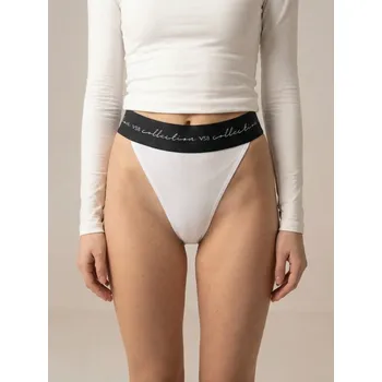 Kalhotky Bavlněné dámské tanga kalhotky VSB ENYA bílé, VELIKOST S