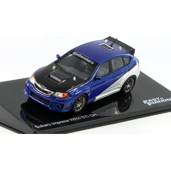 autíčko Sudaru Impreza WRX STI GH 2014 Rychle a Zběsile 1:43 - DeAgostini časopis s modelem Sudaru Impreza - kovový model
