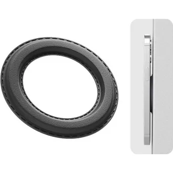 Magnetický držák 360° kruh pro iPhone 14 13 12 Univerzální otočný držák na telefon Magnetický kroužek černá