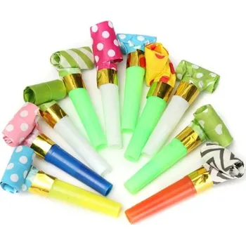 Karnevalový doplněk Párty píšťalka 10 ks