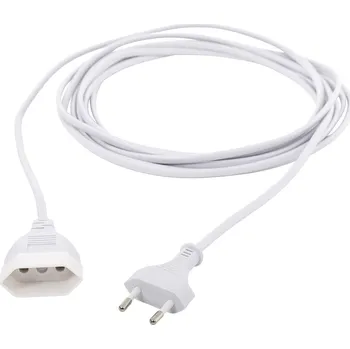 HAWA R695 napájecí prodlužovací kabel, 2.5 A, bílá, 3.00 m, plochý