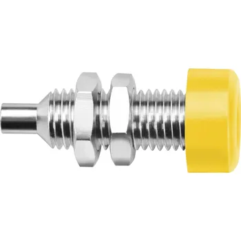 Krokosvorka Schützinger BU 403 Ni / GE vestavěná zásuvka žlutá 1 ks