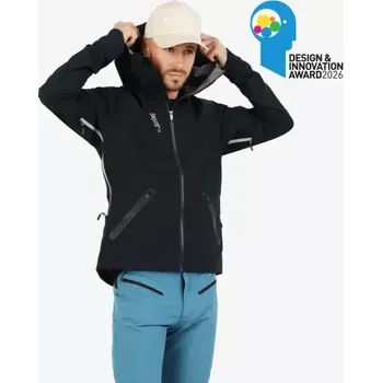 Cyklistická bunda Dirtlej cyklistická unisex bunda Weathershield Waterproof, černá - S