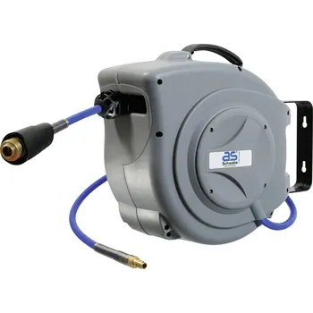 Ventil AS Schwabe 12613 navíjecí buben na tlakovou hadici 15 m 12 bar upevnění na stěnu