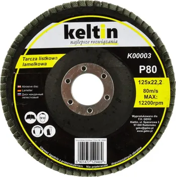 Příslušenství k brusce Geko Lamelový listový kotouč 125 mm P80 (10/200)