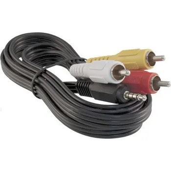 Audio kabel Kabel 3xCinch-Jack 3,5mm 4P, 1,5m