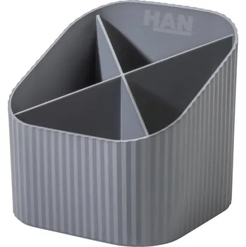 Mikrotužka HAN KARMA 17248-18 kelímek na tužky šedá Počet přihrádek: 4