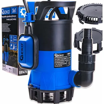 Čerpadlo Geko Plastová plováková čerpadla pro čistou a špinavou vodu 3v1 550W (4)