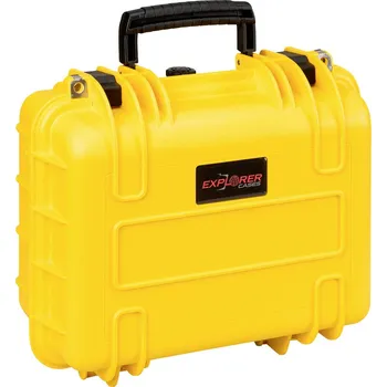 Outdoorové zavazadlo Explorer Cases 3317HL.Y yellow with pick a pluck foam outdoorový kufřík, (š x v x h) 33 x 24 x 17 cm, žlutá, 3317HL.Y