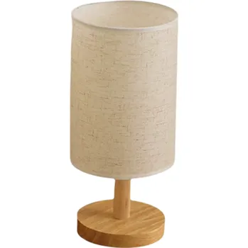 Stojací lampa Stolní LED lampa 28 x 13 cm Čínský styl Dekorativní osvětlení s látkovým stínidlem Noční lampa do ložnice bílá