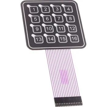Klávesnice Membránová klávesnice 16klávesová osvětlená
