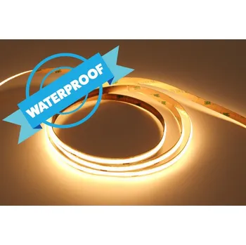 LED páska LED pásek 24V COB 8W zalitý - Teplá bílá