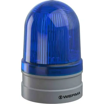 Autoelektronika Výstražný maják, řada: EvoSIGNAL Midi barva Modrá LED Montáž na základnu 12 V, 24 V