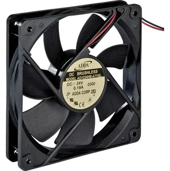 Průmyslový ventilátor axiální ventilátor ADDA AD1224HB-A71GL 771233300, 24 V/DC, 120 x 120 x 25