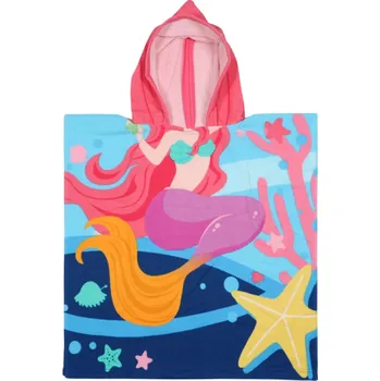 teploměr do vody pro miminko Dětský župan s kapucí s pohádkovým motivem mořské panny 60 x 120 cm Pro výšku 80 - 130 cm Dětský župan pro kluky i holky
