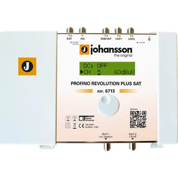 Příjem digitálního pozemního vysílání Anténní zesilovač programovatelný Johansson 6713 Profino Revolution Plus SAT