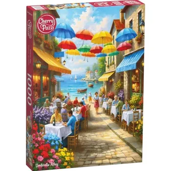 Dětské zboží Puzzle CHERRY PAZZI Ulice s deštníky 1000 dílků