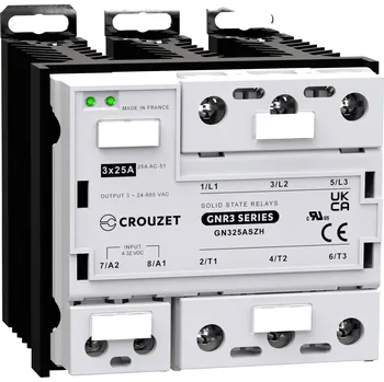 Relé Crouzet polovodičové relé GNR25DCZH 25 A Spínací napětí (max.): 660 V/AC 0 1 ks