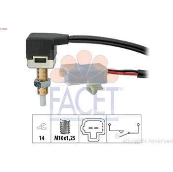 Spínač, ovládání spojky (GRA) FACET 7.1302