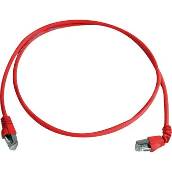 Datový kabel Telegärtner 100008289 RJ45 síťové kabely, propojovací kabely CAT 6A S/FTP 2.00 m červená samozhášecí, bez halogenů 1 ks