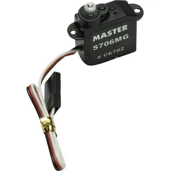 RC vybavení Master Modellbau mini servo S706 MG analogové servo Materiál převodovky: titan Zásuvný systém: uni (Graupner/JR/Futaba)