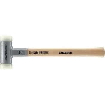 Kladivo Dřevěná palice Nylon Ocel Vyměnitelné čelo Halder 715 g
