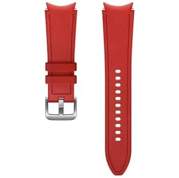 Elektronika ET-SHR89LRE Samsung Galaxy Watch 4/4 Classic Kožený Řemínek M/L Red (Pošk. Balení)