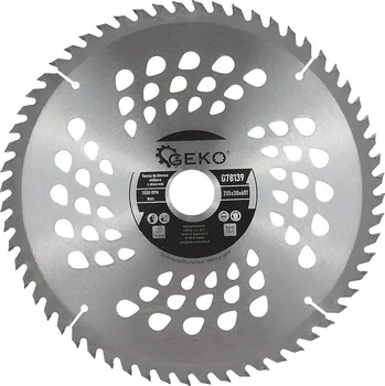 Pilový kotouč Geko Kotouč na dřevo 255x30x60T (otvory) (25)