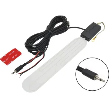 Autodíl Calearo Vnitřní TV anténa lepící na sklo - čirá / Jack 3,5 mm - exter. 12V
