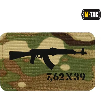 Nášivka Nášivka M-Tac zbraň AKM 7,62х39 - multicam