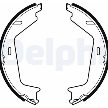Autodíl Sada brzdových čelistí, parkovací brzda DELPHI LS2144