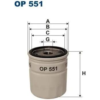 Olejový filtr Olejový filtr FILTRON OP 551