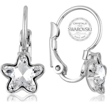 Náušnice Dívčí náušnice s čirým krystalem STARBLOOM Levien