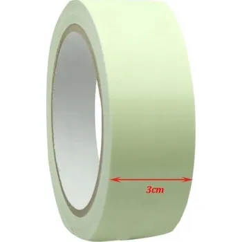Lepicí páska Samolepící svítící páska 3 m x 3 cm Fluorescenční bezpečnostní páska na vnitřní i venkovní použití, DIY dekorace, varování, noční vidění
