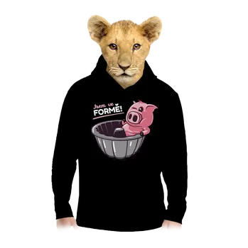 Chlapecká mikina Bastard Ve formě dětská mikina klokanka Black