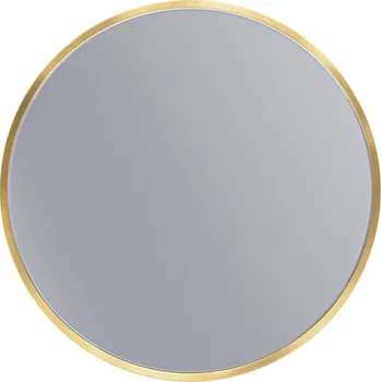 Zrcadlo Erga Round, kulaté zrcadlo 40cm, zlatý rám, ERG-V01-ROUND-4040-GD