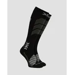 Dámské Lyžařské Ponožky X-socks Ski Expert Otc V Černém A Šedém Barevném Provedení Xswyxxw24w-b121