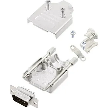 Amphenol L17MHDM37 plus L717SDC37P sada D-SUB kolíkové lišty 180 ° Pólů: 37 pájecí kalíšek 1 ks