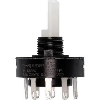 C a K Switches R10015RS02Q otočný spínač 125 V, 125 V/DC 5 A Počet pozic přepínače 10 1 ks